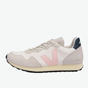 Veja Women’s White and Pink Sneakers